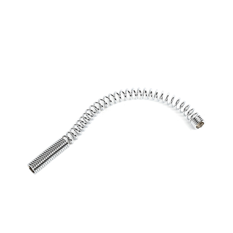 Kitchen bathroom pull-out mixer spring tube